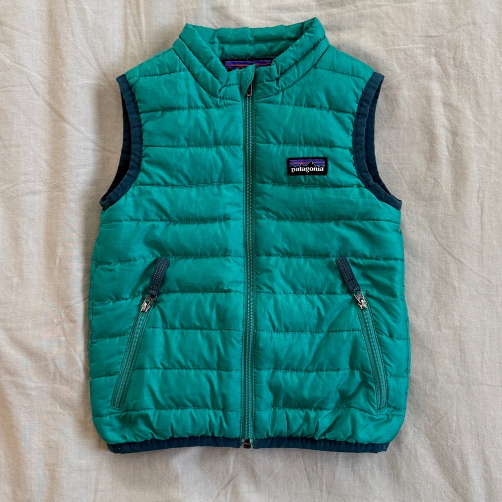 Patagonia toddler down puffer vest 2T